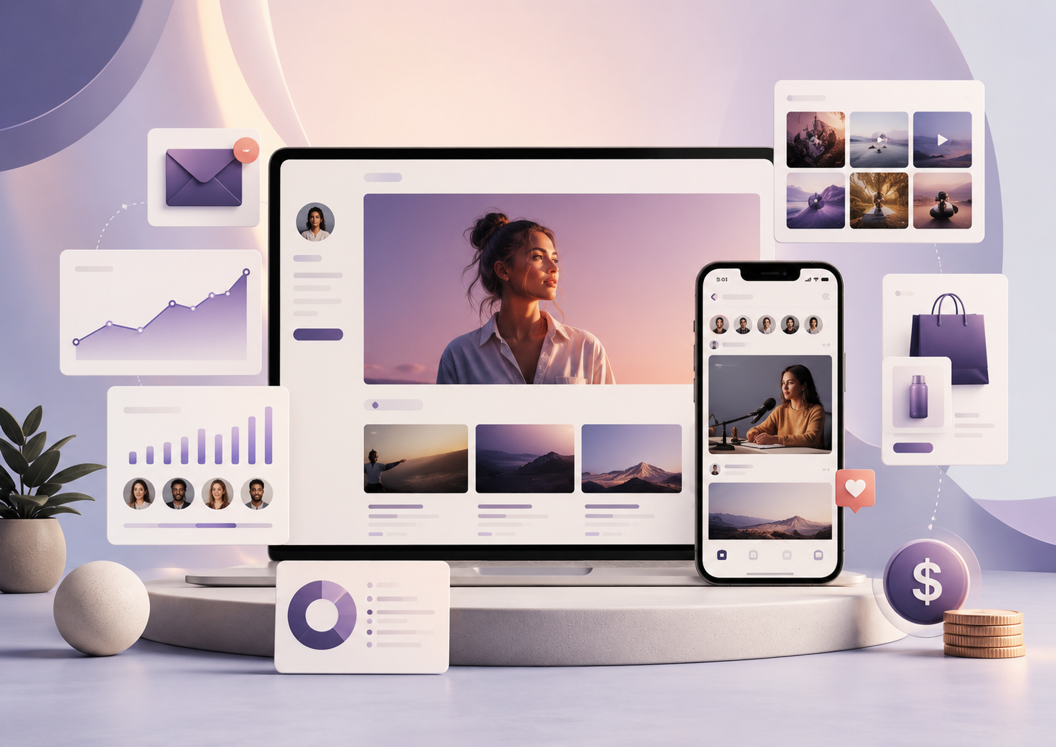 Creator Platform package by OXWebsite